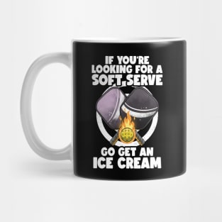 Pickleball Soft Serve Funny Pickleballer Lucky Pickleball Mug